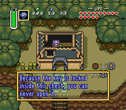 The mysterious treasure inside...