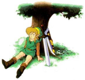 Link rests
