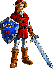Link wearing Goron Tunic